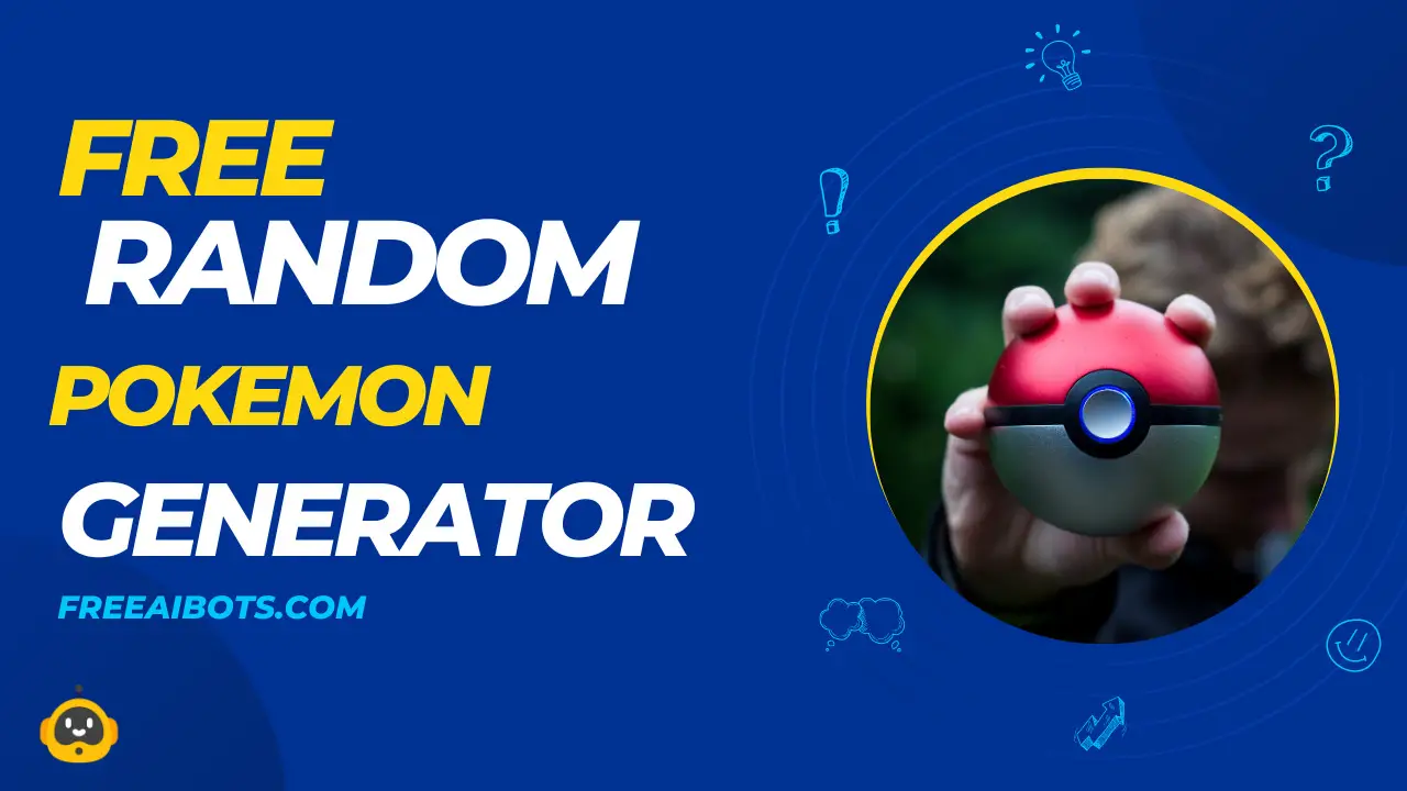 Random Pokemon Generator tool for you
